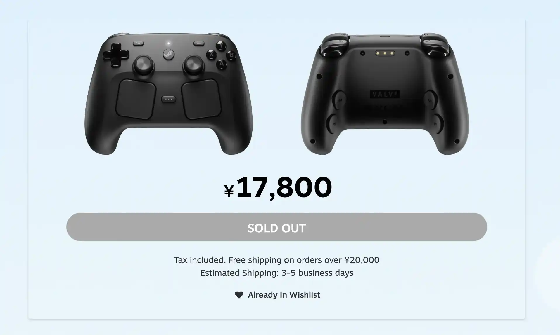 Steam Controller Sells Out in Minutes, Crashes Steam Store at Launch